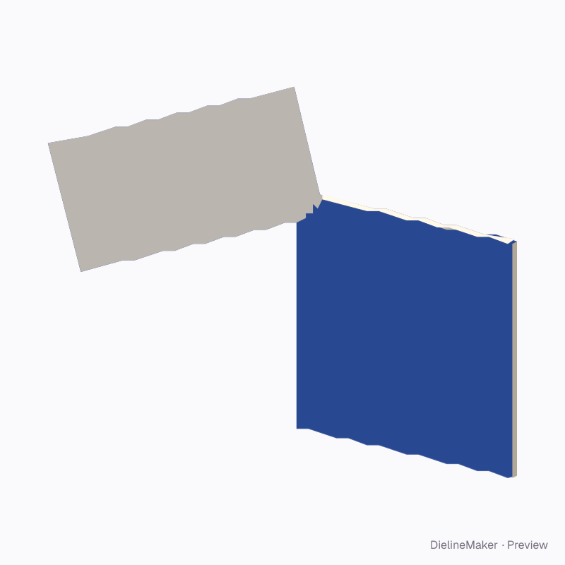 Square corner spiral notebook