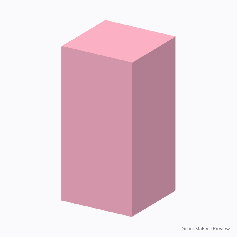 Potted plant box 200×200×400