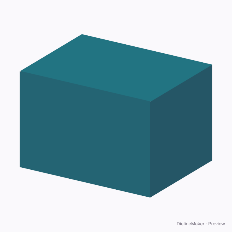 Archive storage carton — Corrugated tuck-end box