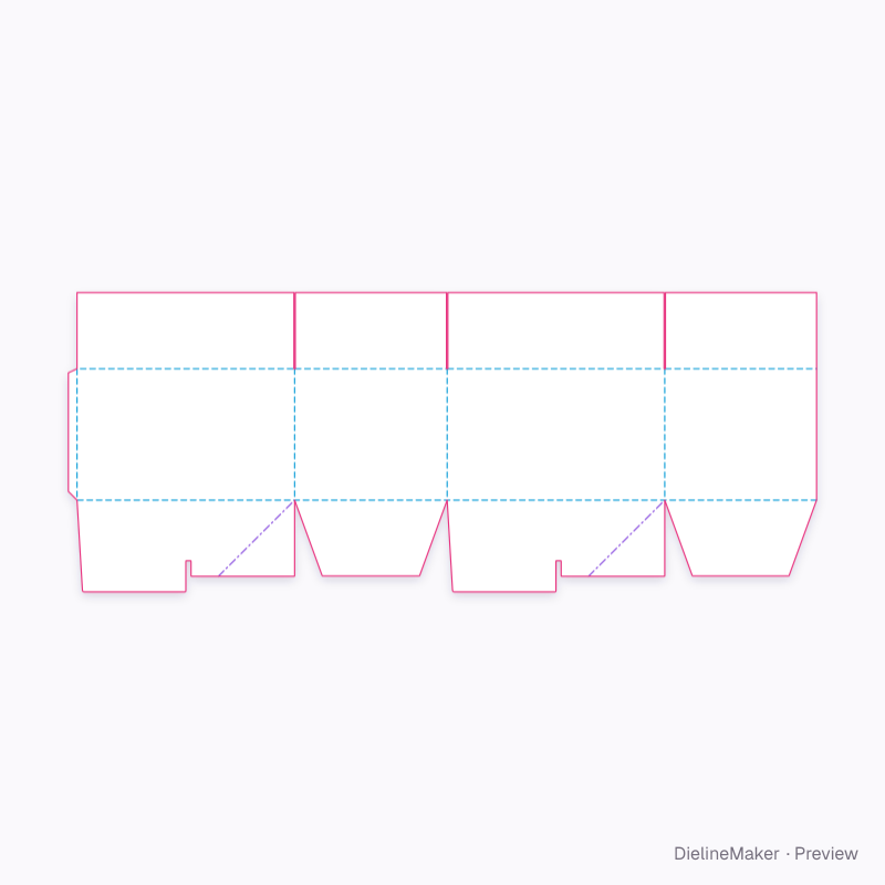 Bulk refill shipping carton — Crash-lock shipper flat dieline