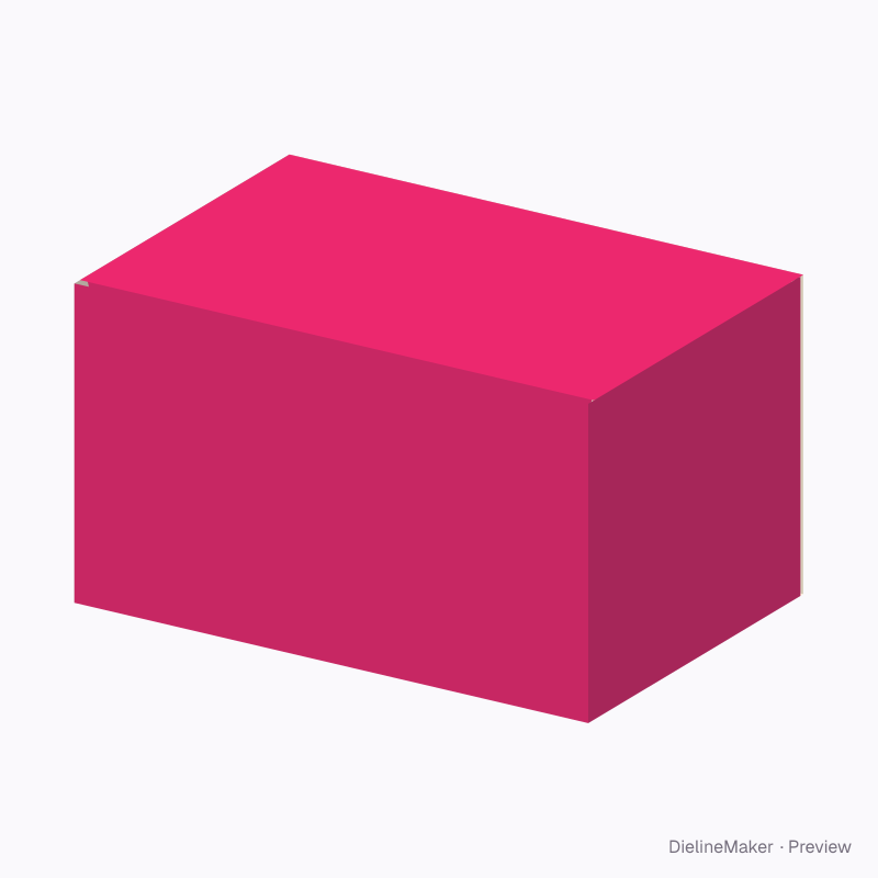 Compact parcel carton — Crash-lock tuck-top box