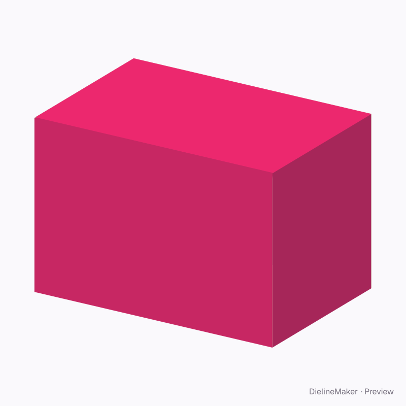 Modular 600 × 400 shipping carton — Crash-lock tuck-top box