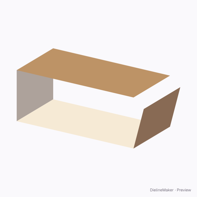 Covered channel sheet 500×250×200