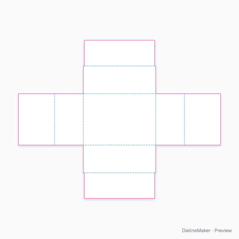 Multi-book wrap 240×170×90 flat dieline