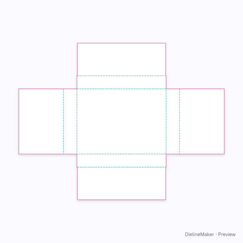 A4 hardback shipping wrap — Cross-fold book wrap flat dieline