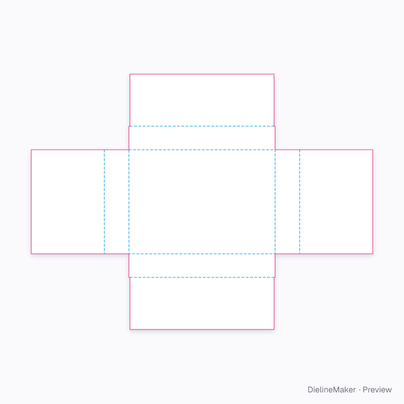 A5 paperback shipping wrap — Cross-fold book wrap flat dieline