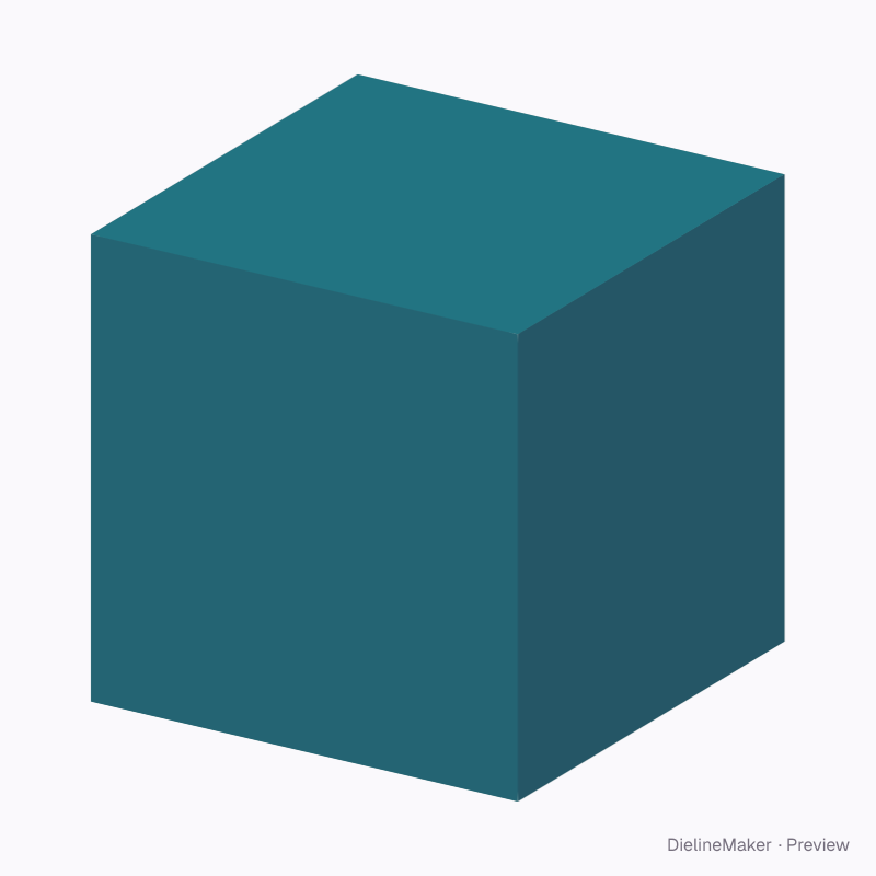 Cube paper net
