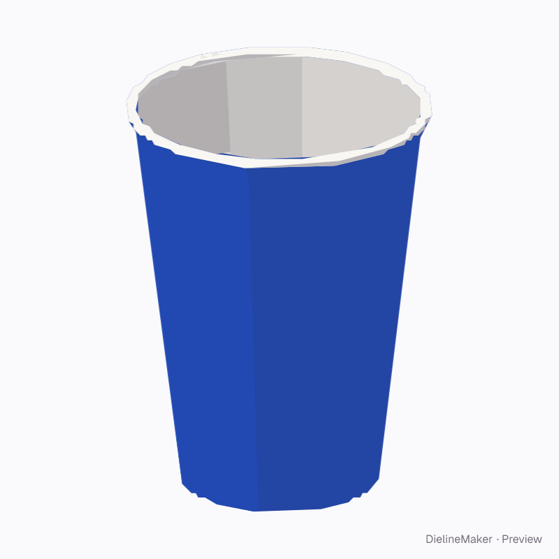 85 × 115 mm paper cup