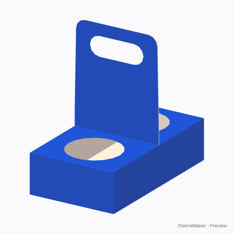 2-cup carrier