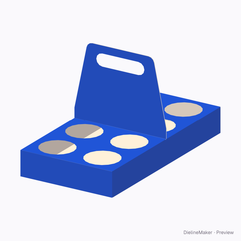 Eight-cup grid carrier