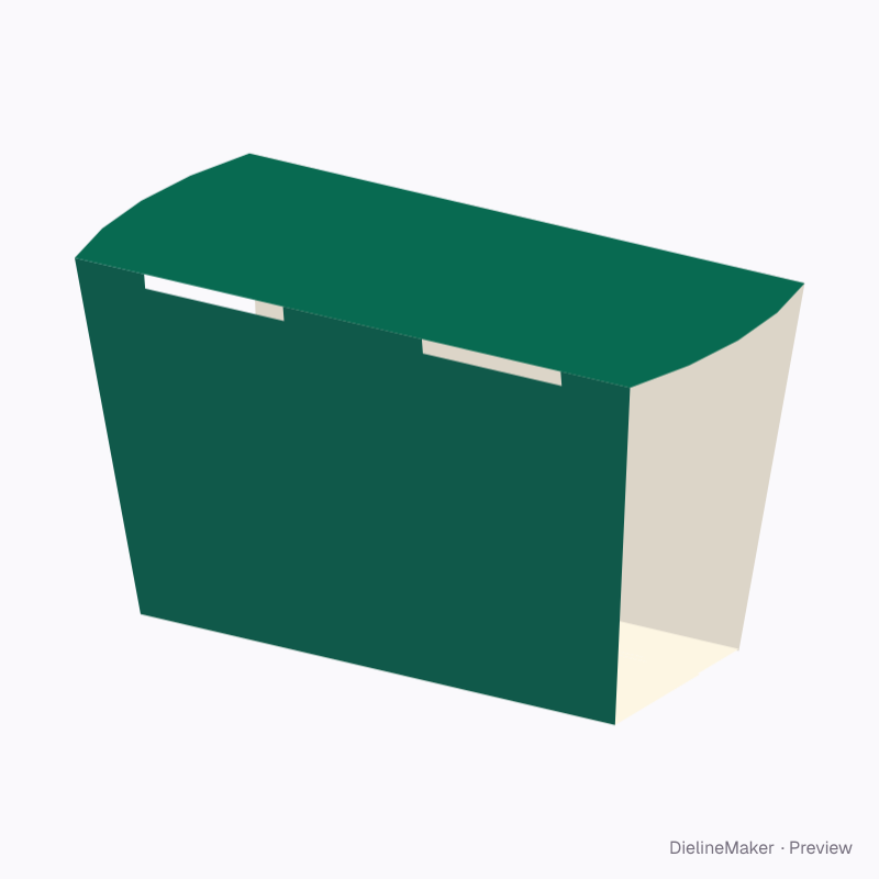 2-cup self-locking wrap 160×80×95