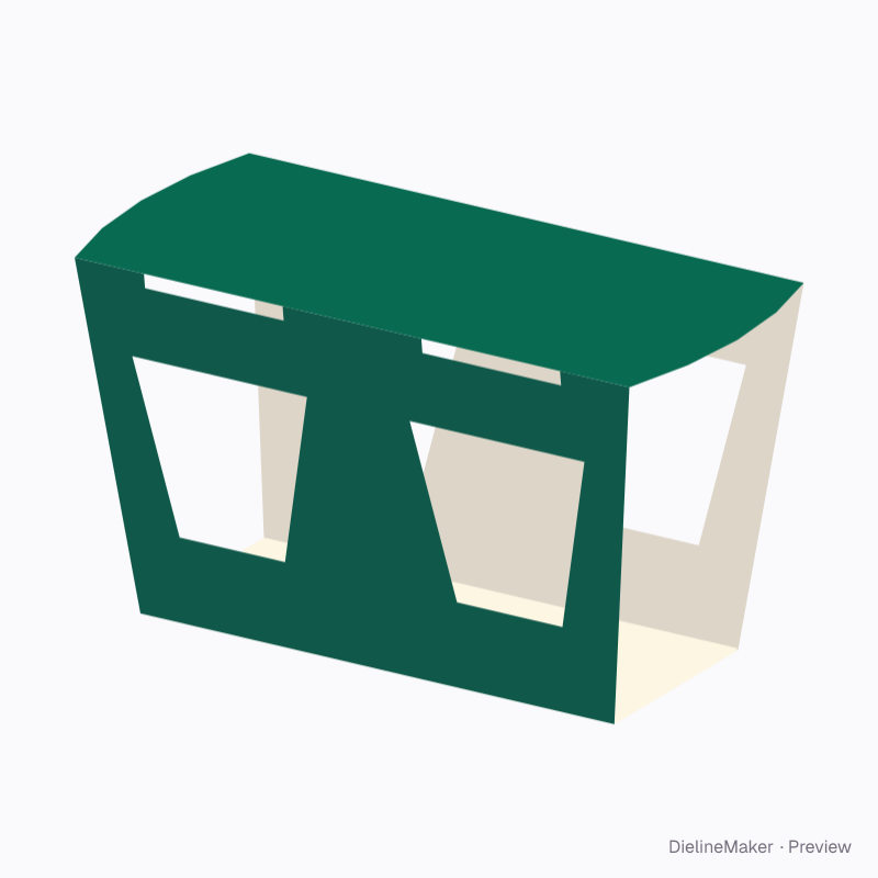 2-cup window wrap 160×80×95