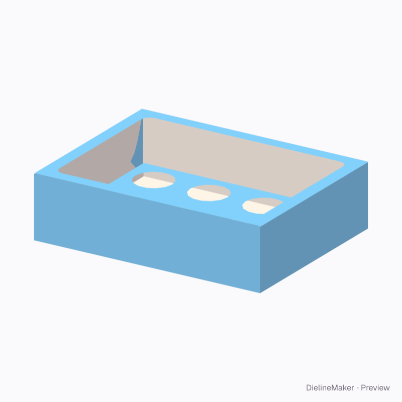 Mini cupcake box, 12
