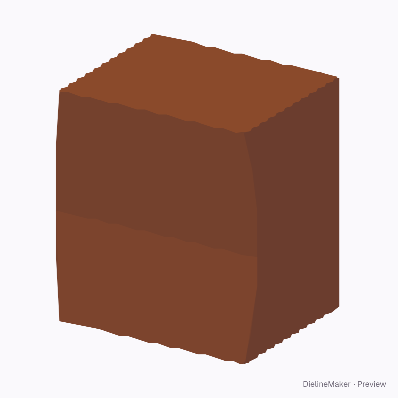 Contour candle carton — Curved-score tuck carton