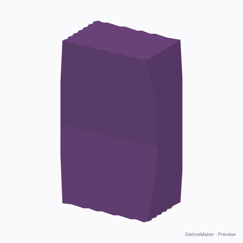 Curved-score tuck carton