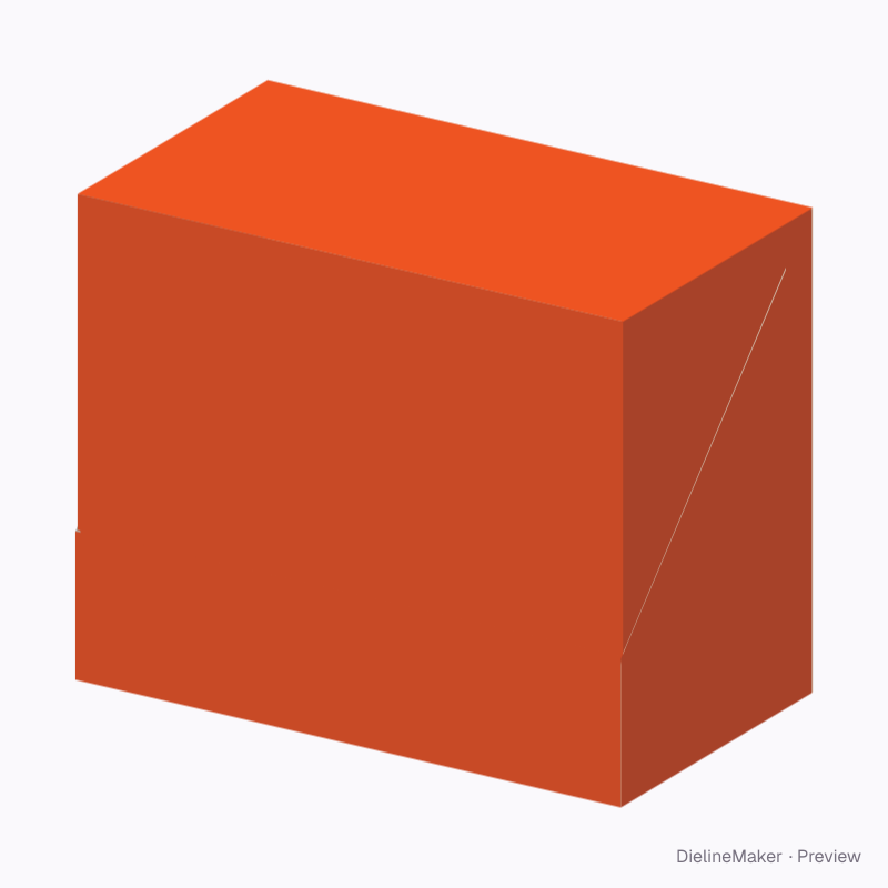 Cutaway display case with fitted cover