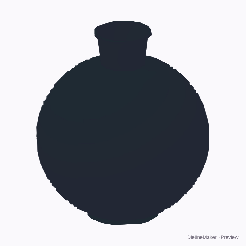 Globe bud vase