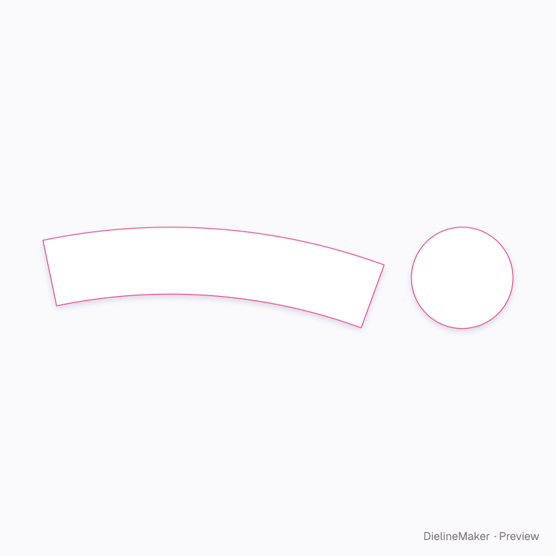 150 × 110 mm plastic tub artwork area
