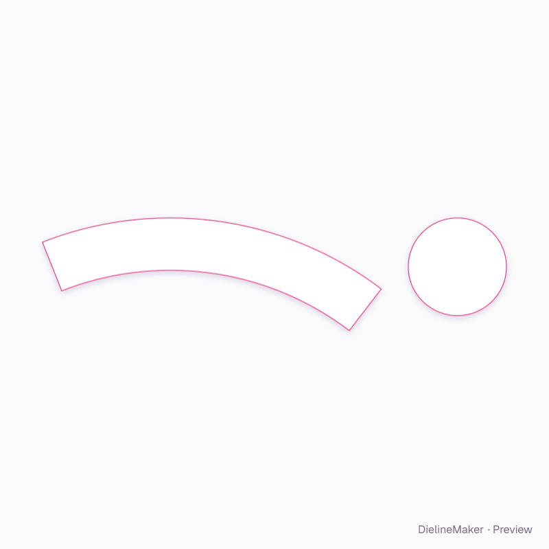 85 × 52 mm plastic tub artwork area
