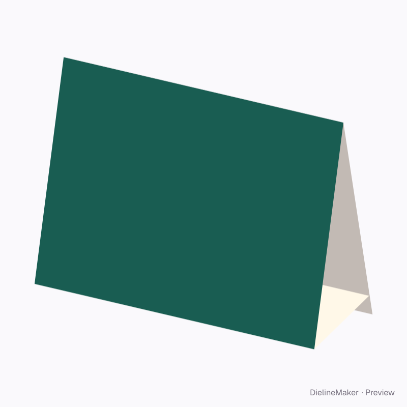 A5 landscape desk calendar