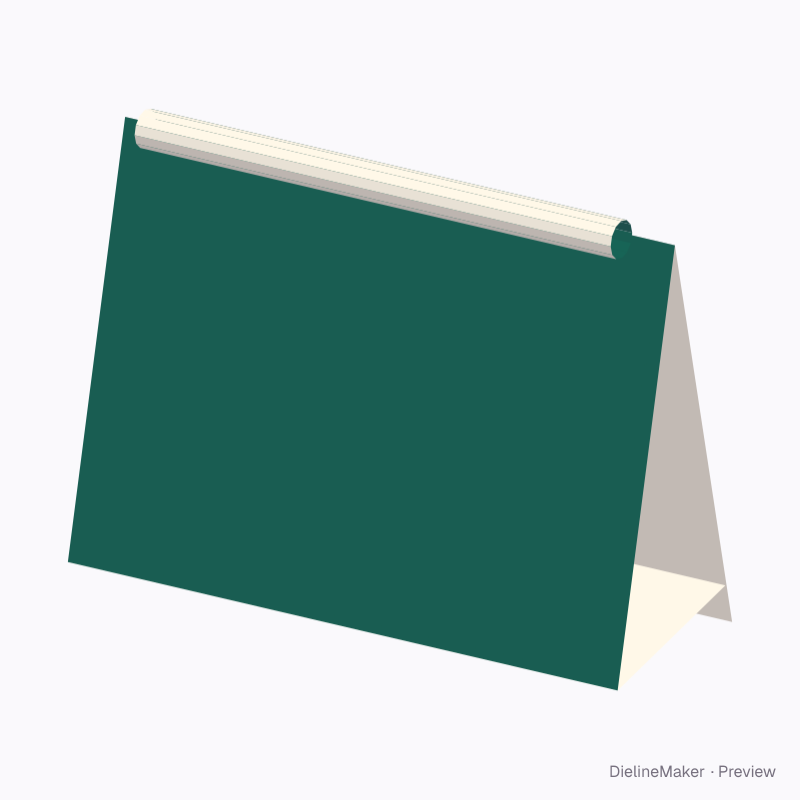 Wire-O flip desk calendar