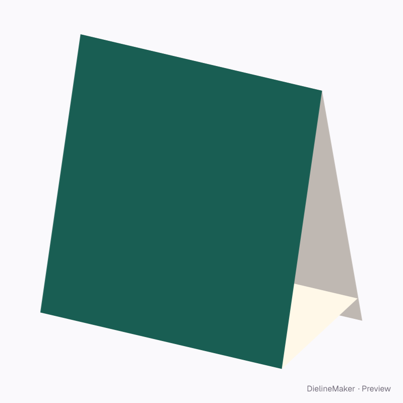 150 mm square desk calendar