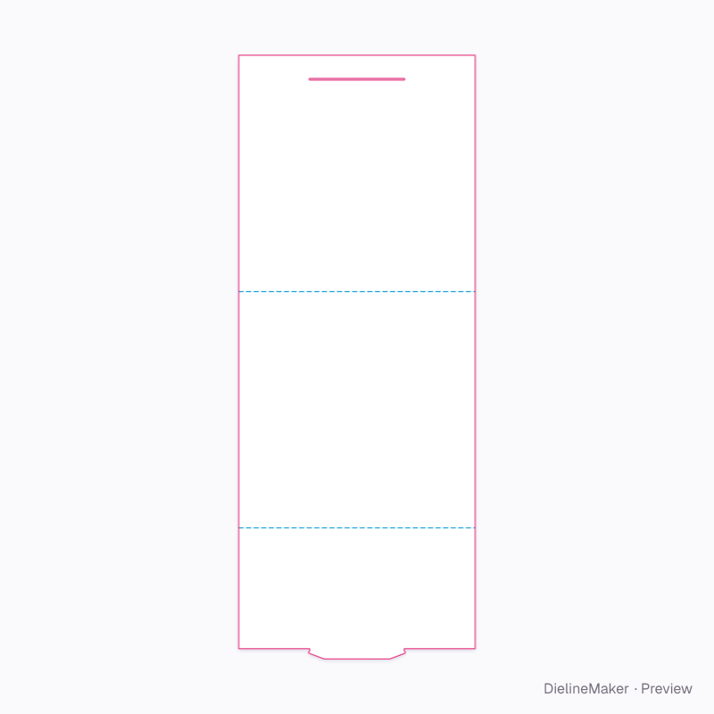 150 mm square desk calendar flat dieline