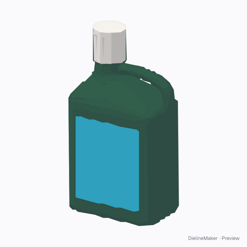 Laundry detergent jug 2 L