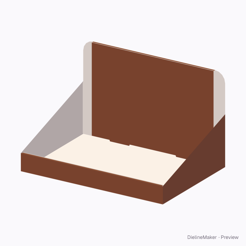 Mini candle counter tray — Counter display