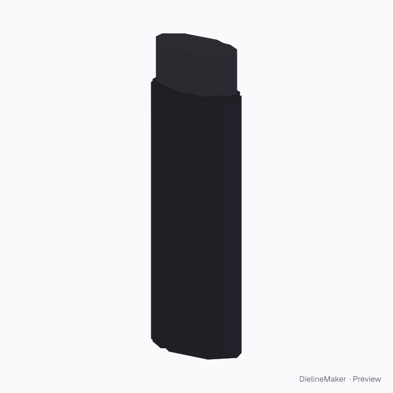 Slim disposable lighter