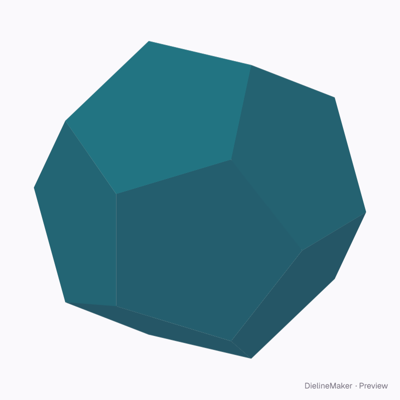 Dodecahedron · 100 mm
