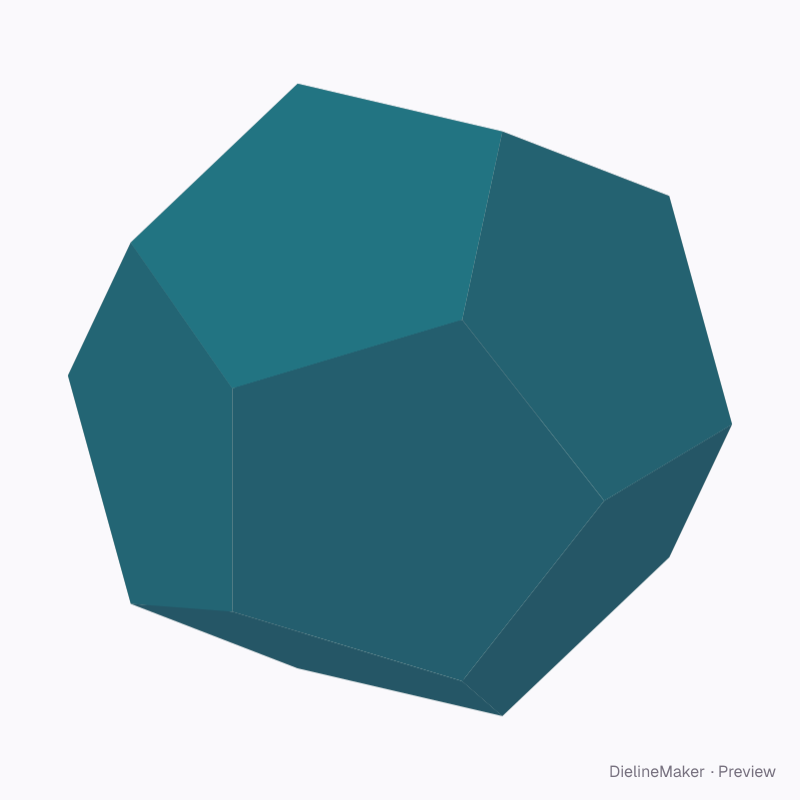 Dodecahedron · 180 mm