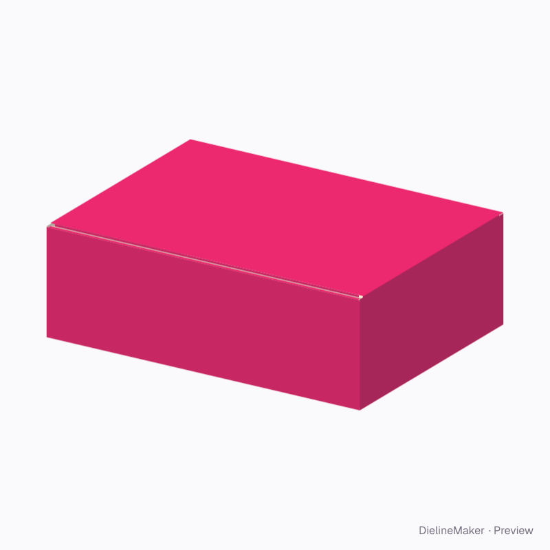 Wellness kit mailer — Double-front box with lid