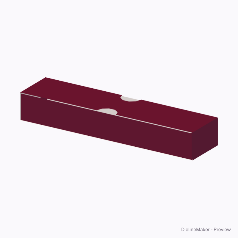 Long bracelet gift box — Drawer box