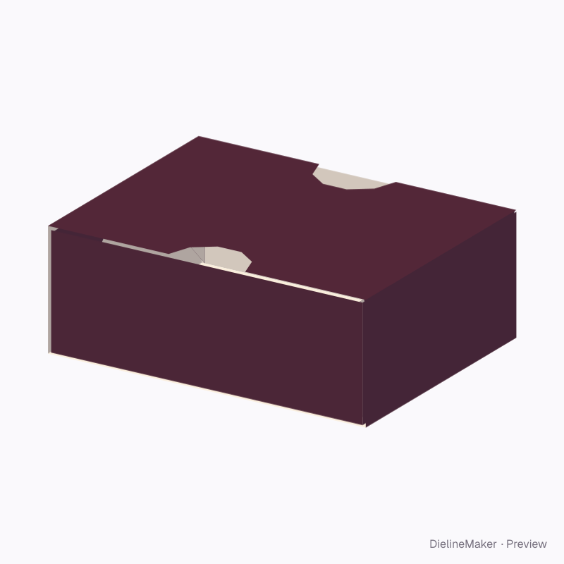 Brooch gift box — Drawer box