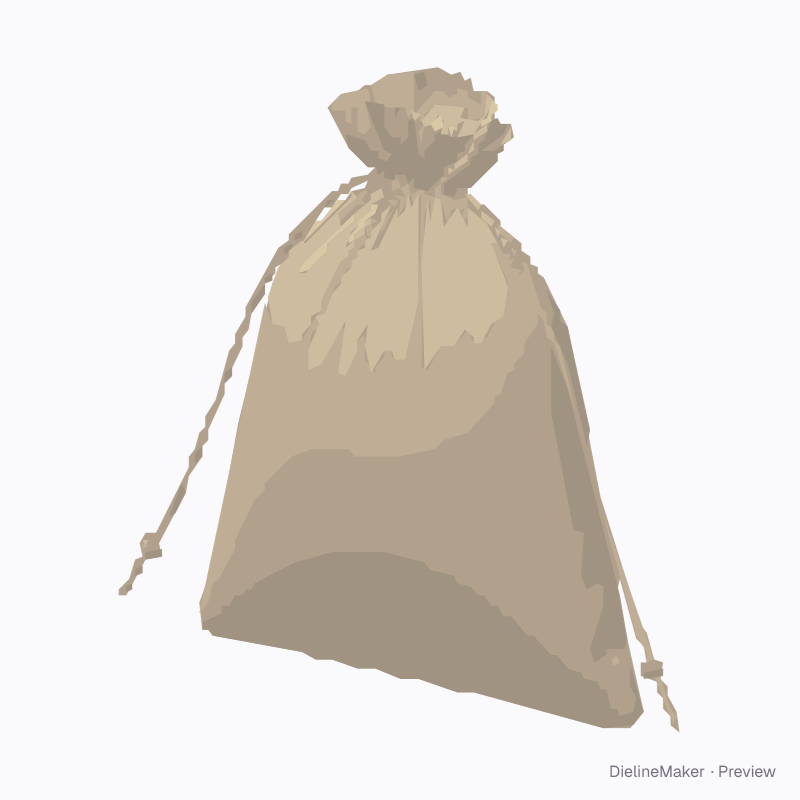 Cotton gym drawstring bag