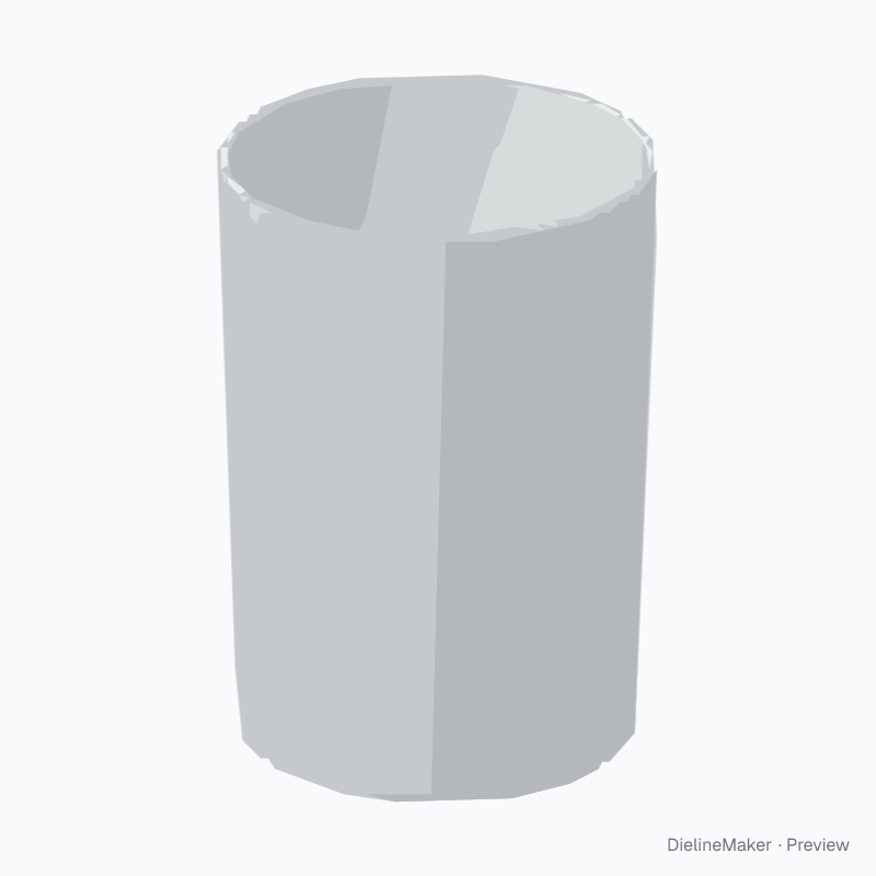 Water glass · 78 × 110 mm