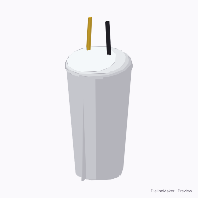Large split cup 700 ml