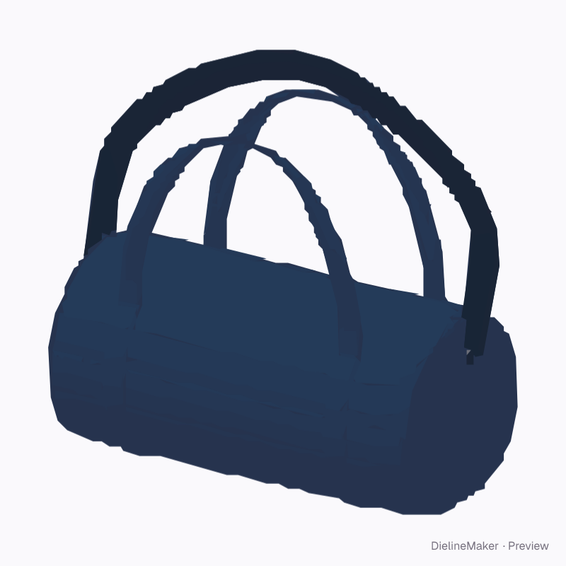 Gym barrel bag
