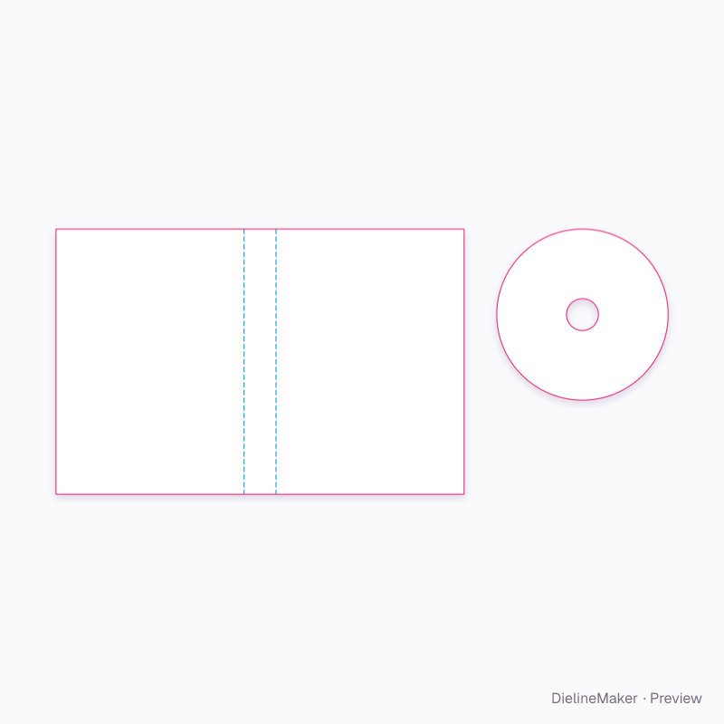 Wide 22 mm keep case artwork area