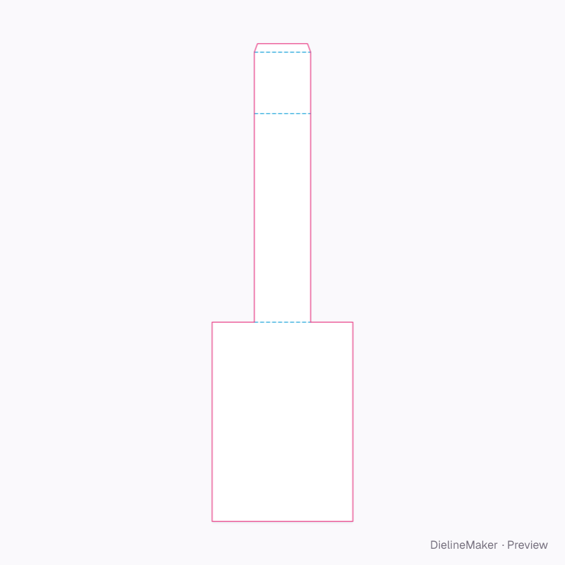 A3 easel display — Easel-back display card flat dieline