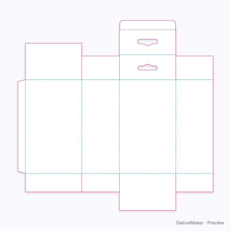A11.15.03.03 reduced-flap seal base / extended-panel seal top flat dieline