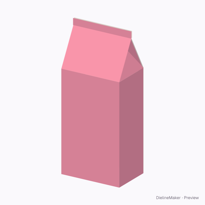 Gable-end folding carton