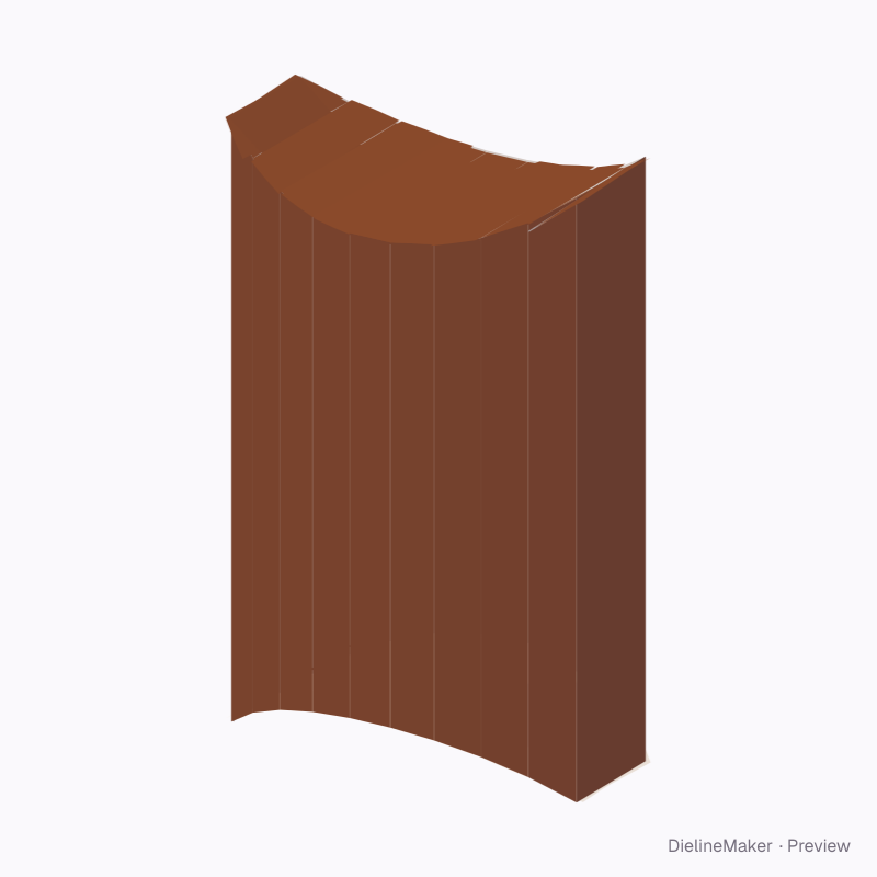 Pillow pack with side walls 150×100×60