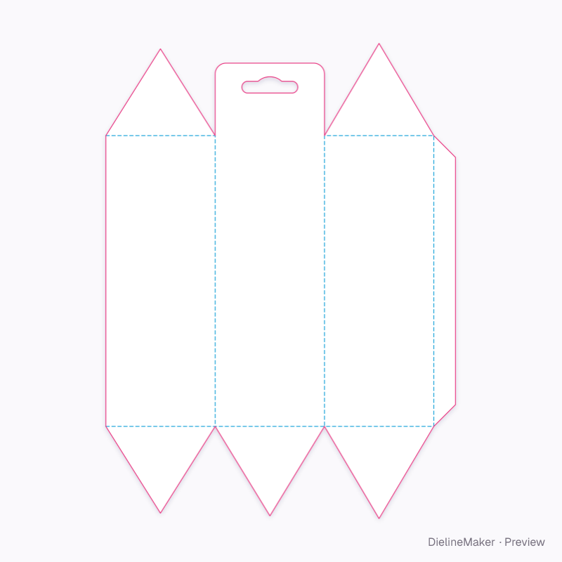 Flat dieline preview