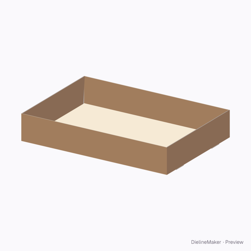 Four-wall return tray