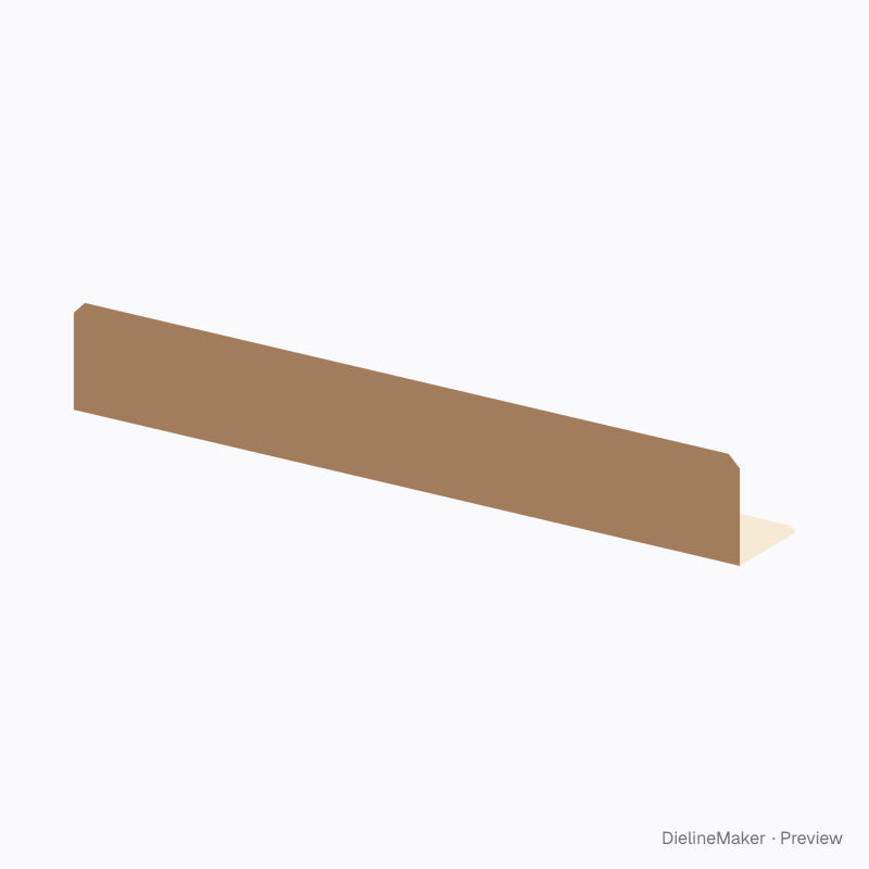 Folded edge protector