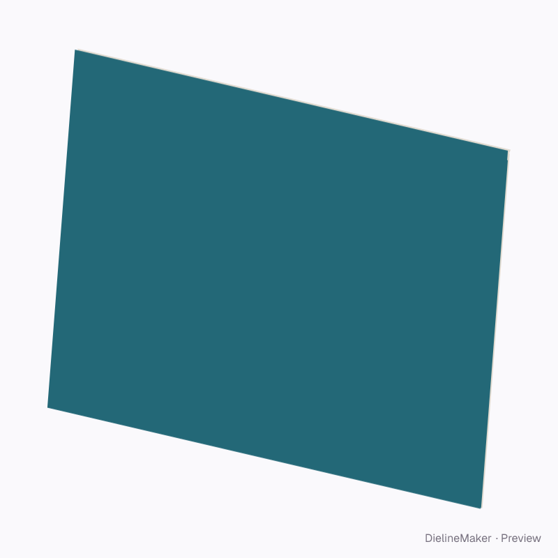 US A6 invitation envelope