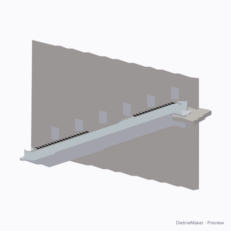 Long metro escalator, 27.3°