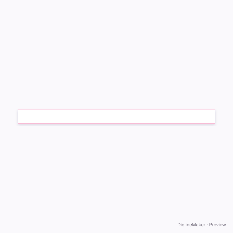 Narrow paper wristband 254 × 19 artwork area